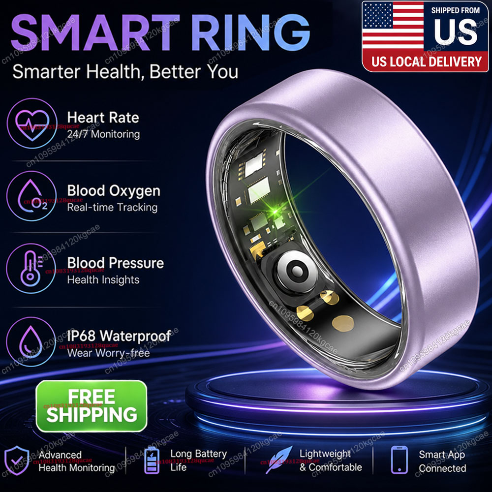 Blood Pressure Monitor - Akıllı Yüzük Kalp Atış Hızı Kan